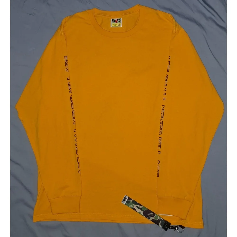 A Bathing Ape Bape Crewneck LS Men's Size XL '17 BIG APE Collection‎